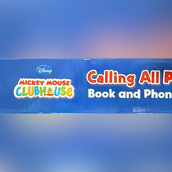 NWT! Mickey Mouse Clubhouse
CALLING ALL PALS Book and Phone Set Christmas Toy 3+ - Picture 11 of 12